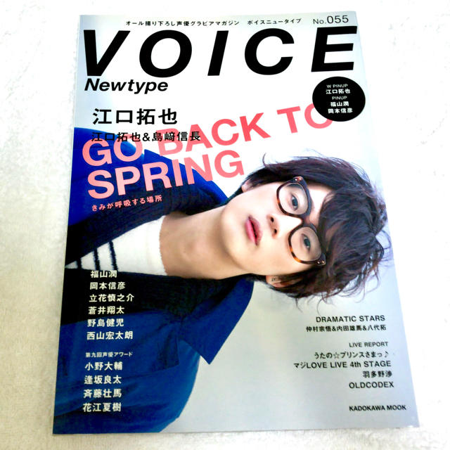 江口拓也 雑誌 VOICENewtype エンタメ/ホビーの声優グッズ(その他)の商品写真