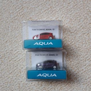 トヨタ(トヨタ)のaqua238様専用トヨタアクア　プルバックカー2コセット(ミニカー)