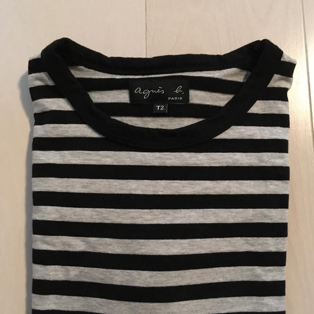 agnes b.(アニエスベー)のアニエスベー 定番ボーダーT 美品 レディースのトップス(Tシャツ(半袖/袖なし))の商品写真