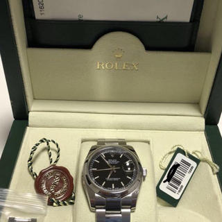 ロレックス デイトジャスト36 黒文字盤 Z番 116200 ROLEX 腕時計