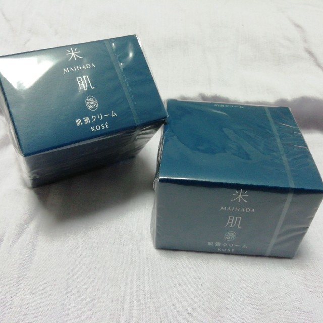 KOSE(コーセー)の2個セット 米肌
肌潤クリーム 40ｇマイハダ コスメ/美容のスキンケア/基礎化粧品(フェイスクリーム)の商品写真