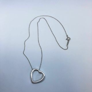 Tiffany & Co. - 【ティファニー 】オープン ハート ネックレス 925 シルバー レディースの通販｜ラクマ