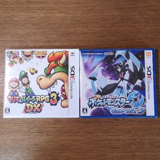 ニンテンドー3DS(ニンテンドー3DS)のマリオ＆ルイージRPG3 DX
ポケットモンスター　ウルトラムーン(家庭用ゲームソフト)