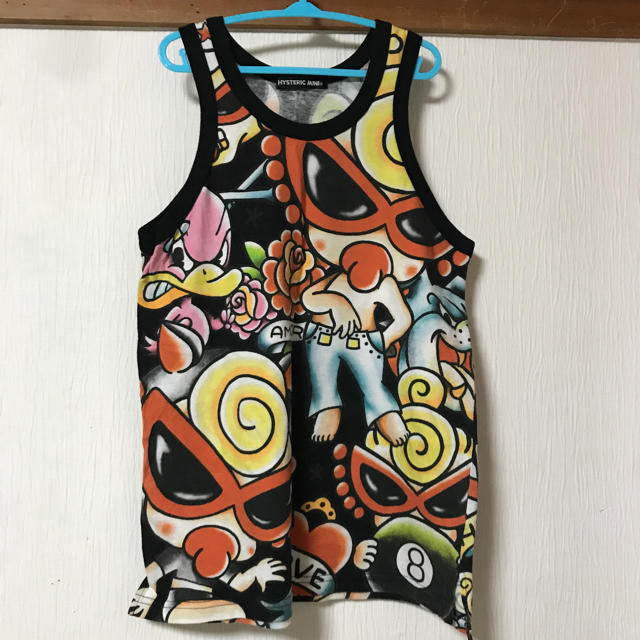 HYSTERIC MINI(ヒステリックミニ)のHYSTERICMINI/タトゥー柄タンクトップ/ヒステリックミニ キッズ/ベビー/マタニティのキッズ服女の子用(90cm~)(Tシャツ/カットソー)の商品写真