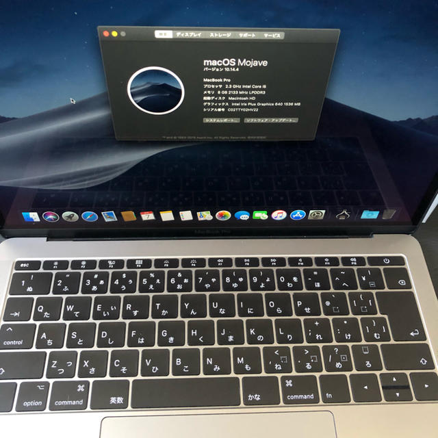 保証有りMacBook pro13 2017  MPXQ2J/A  付属品完備