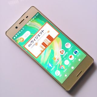 ソニー(SONY)のXperia x performance au ライムとローズセット sov33(スマートフォン本体)