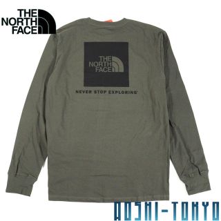 ザノースフェイス(THE NORTH FACE)の◆THE NORTH FACE BOX ロゴ ロングTシャツ / M(Tシャツ/カットソー(半袖/袖なし))