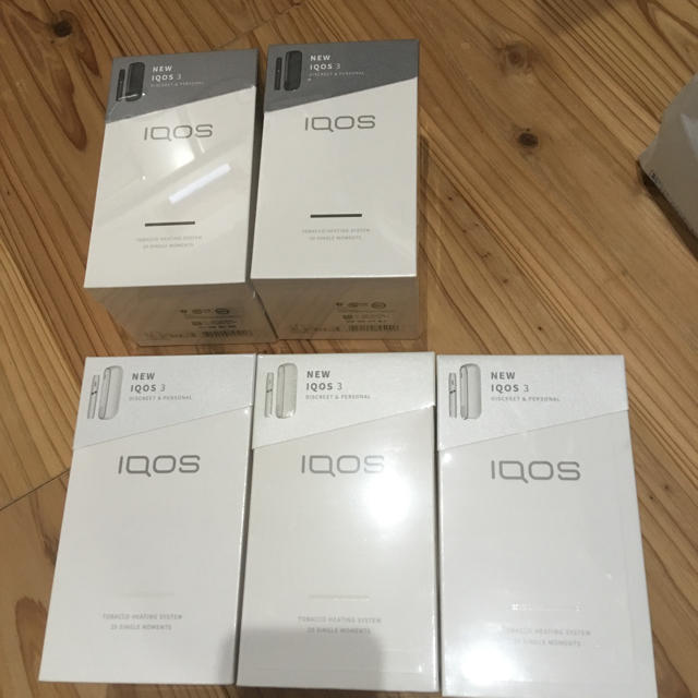 アイコス3 iQOS3 本体 5個セット 白 黒