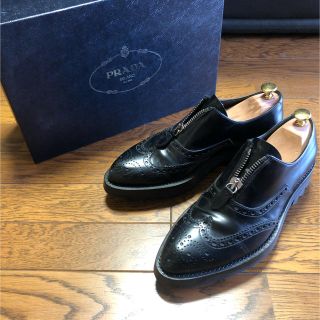 プラダ(PRADA)のPRADA 13AW センタージップ シャークソールシューズ(ドレス/ビジネス)