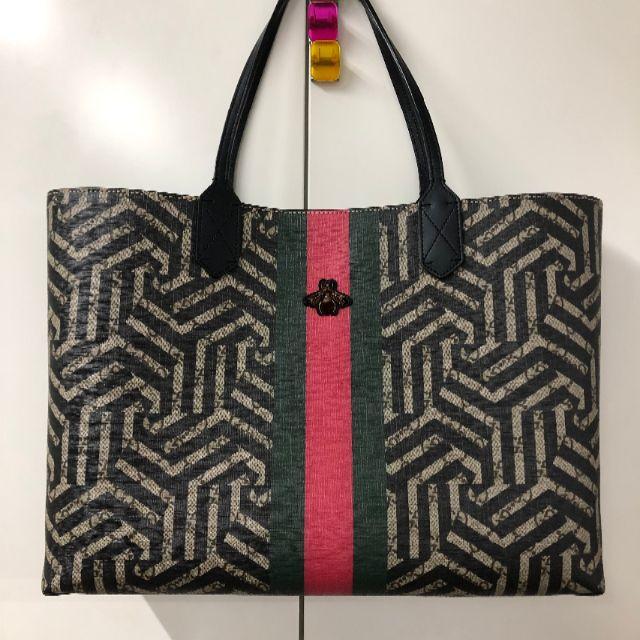 トップ 美品 展示品）グッチ GUCCI GGカレイド トート 100周年 グッチ