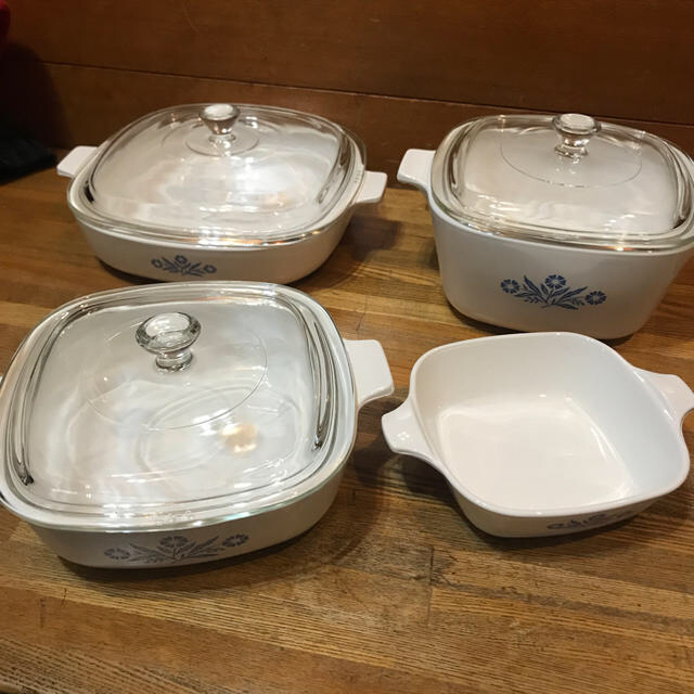 CORNING WARE キャセロール 4点セット