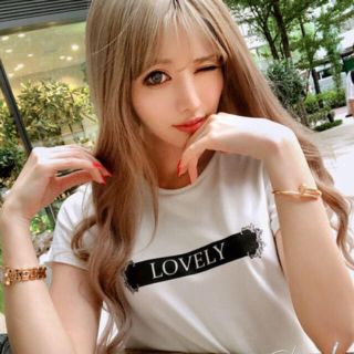 レディー(Rady)のrady フレームLOVELYTシャツ(Tシャツ(半袖/袖なし))