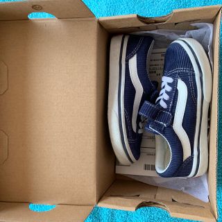 ヴァンズ(VANS)のvans バンズ ネイビー コーデュロイ 17cm(スニーカー)