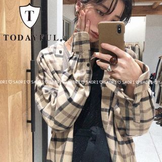 トゥデイフル(TODAYFUL)のTODAYFUL【未使用に近い】Classic Check SH★ungrid(シャツ/ブラウス(長袖/七分))