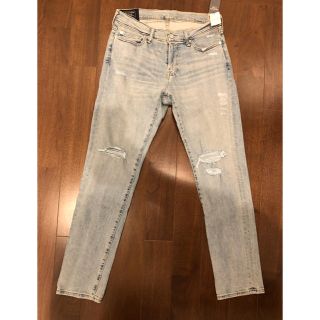 アバクロンビーアンドフィッチ(Abercrombie&Fitch)の【新品】アバクロ スキニー ストレッチデニム ジーンズ W29×L30(デニム/ジーンズ)