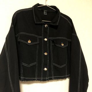 フォーエバートゥエンティーワン(FOREVER 21)のfaithtokyo forever21 unif ステッチ ジャケット (Gジャン/デニムジャケット)