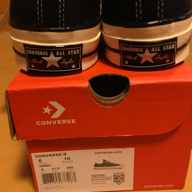 CONVERSE(コンバース)の新品 コンバース CT70 ブラック converse チャックテイラー 8 メンズの靴/シューズ(スニーカー)の商品写真