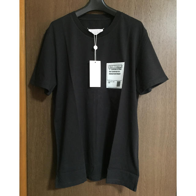 黒54新品 マルジェラ STEREOTYPE パッチ Tシャツ 18SSトップス