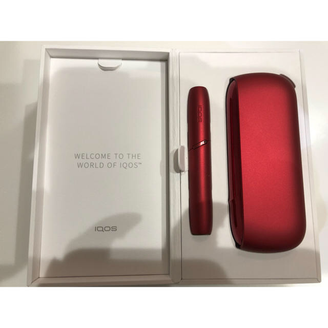 【新品・国内購入】iQOS3 レッド 免税店限定 オマケ付き