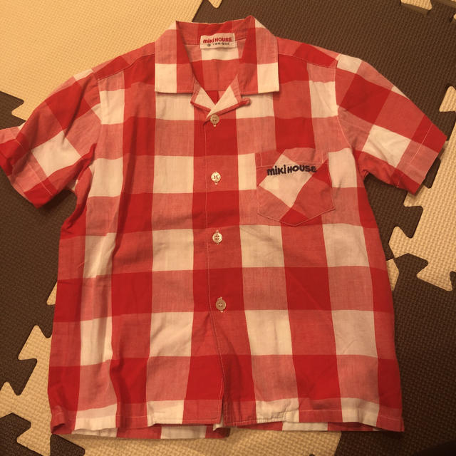 mikihouse(ミキハウス)のミキハウス チェックシャツ キッズ/ベビー/マタニティのキッズ服男の子用(90cm~)(ブラウス)の商品写真