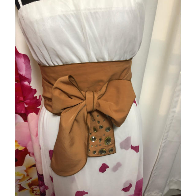 DaTuRa(ダチュラ)のダチュラ ビジューサッシュベルト レディースのファッション小物(ベルト)の商品写真