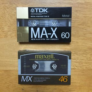 ティーディーケイ(TDK)のにぐらっと様専用 TDK MA-X 60 とmaxell MX46 2本セット(その他)