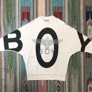 ボーイロンドン(Boy London)のボーイロンドン ドルマンスリーブ スウェット アメリカ製 ホワイト 希少(スウェット)