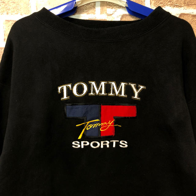 TOMMY HILFIGER(トミーヒルフィガー)の【超希少】TOMMY SPORTS トミー ビッグシルエット スウェット ポロ メンズのトップス(スウェット)の商品写真