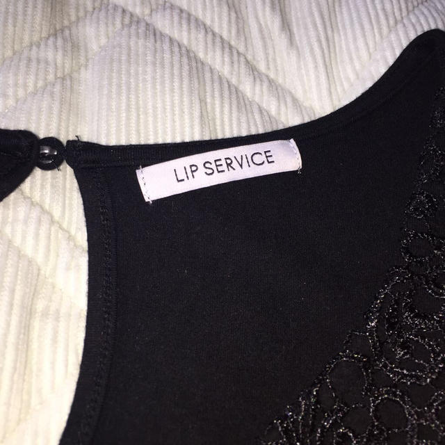 LIP SERVICE(リップサービス)のリップサービス レースシフォン レディースのトップス(Tシャツ(長袖/七分))の商品写真