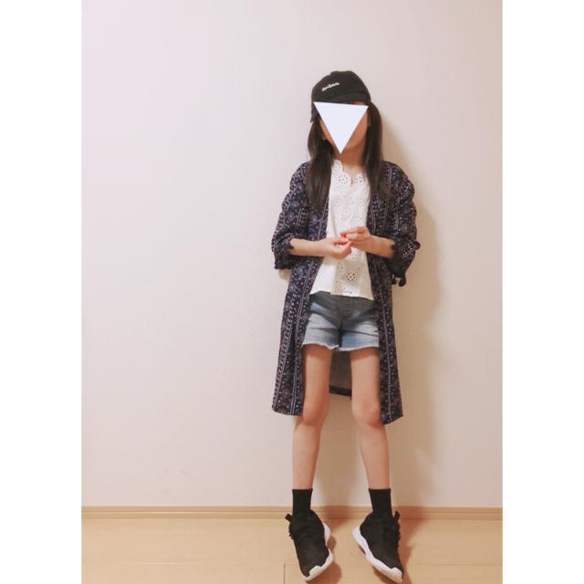 BREEZE(ブリーズ)のallolun.＊総柄ガウン キッズ/ベビー/マタニティのキッズ服女の子用(90cm~)(カーディガン)の商品写真