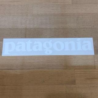 パタゴニア(patagonia)のpatagonia ステッカー カッティング　白(その他)