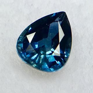 ”スティール・ブルー” 0.4ct UP 天然 モンタナサファイア ルース 鑑別(リング(指輪))