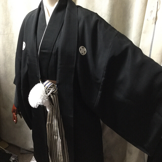 袴セット 卒業式 成人式男性 結婚式 紋付 紋服 メンズの水着/浴衣(着物)の商品写真