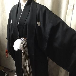 袴セット 卒業式 成人式男性 結婚式 紋付 紋服(着物)