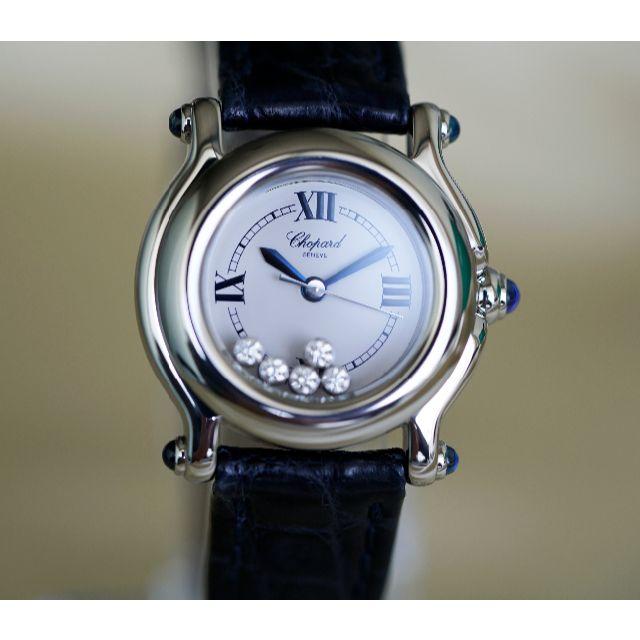 Chopard - 専用1 ショパール ハッピースポーツ 4P ダイヤモンド シルバー