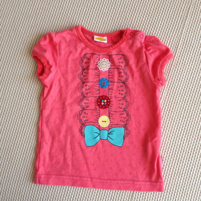 mou jon jon(ムージョンジョン)のmoujonjonTシャツ☆80cm キッズ/ベビー/マタニティのキッズ服女の子用(90cm~)(その他)の商品写真