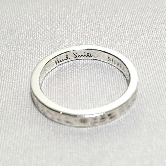 Paul Smith Hammered Silver Ring 17号