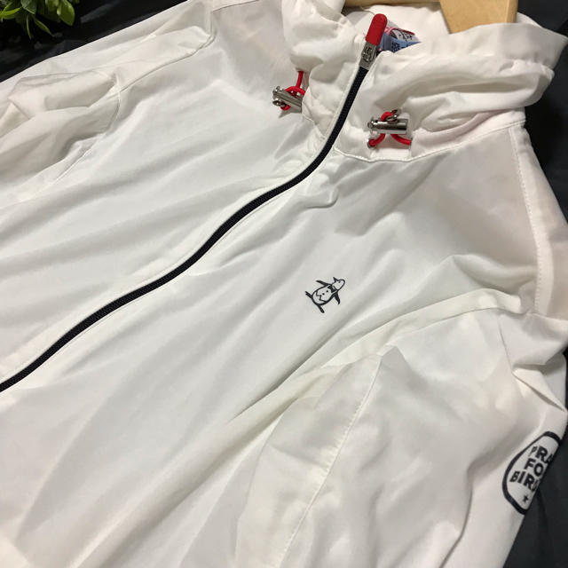 Munsingwear(マンシングウェア)のマンシングウェア レディース L 撥水ストレッチブルゾン ジャケット ホワイト スポーツ/アウトドアのゴルフ(ウエア)の商品写真