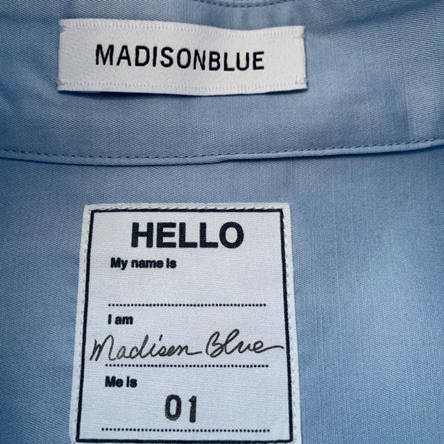 MADISONBLUE(マディソンブルー)の#値下げ MADISONBLUE マディソンブルーの七分袖シャツ レディースのトップス(シャツ/ブラウス(長袖/七分))の商品写真