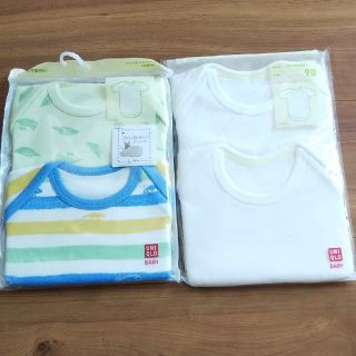 ユニクロ(UNIQLO)の◆新品◆ユニクロ  半袖肌着  ロンパース(下着)