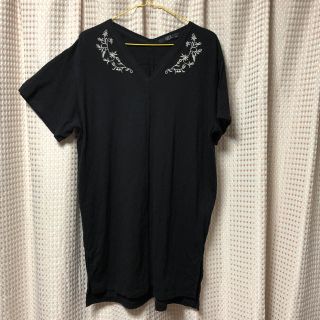 チュニック  Tシャツ  ３ L  黒  大きいサイズ(チュニック)