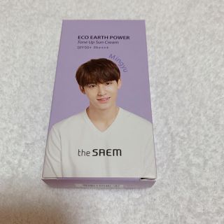 ザセム(the saem)のthe saem ×seventeen ミンギュ トーンアップサンクリーム(アイドルグッズ)