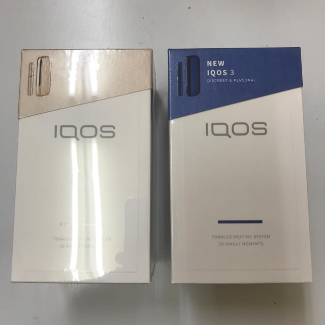 IQOS3 本体 ブルー&ゴールド