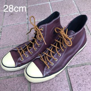 コンバース(CONVERSE)の本革コンバース ハイカットスニーカー 28cm(スニーカー)