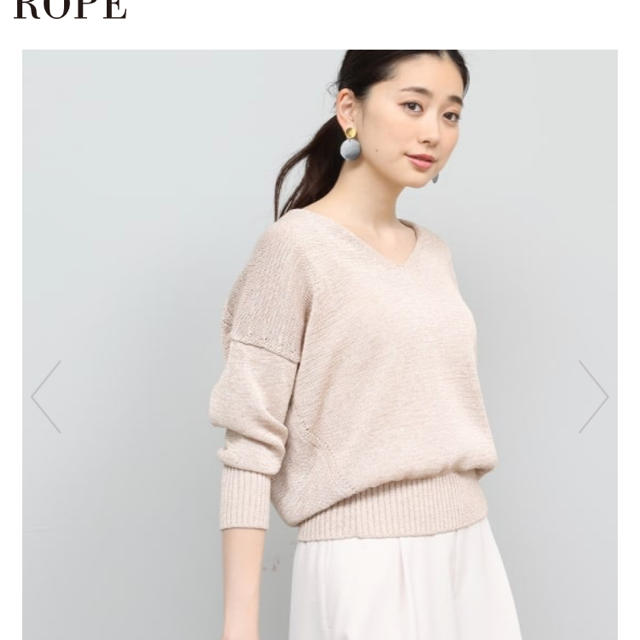 ROPE’(ロペ)のロペ 麻ポリエステルニット レディースのトップス(ニット/セーター)の商品写真