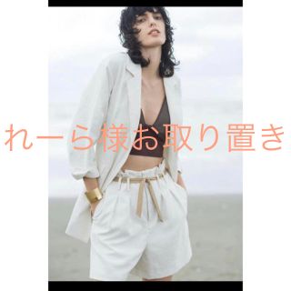 アメリヴィンテージ(Ameri VINTAGE)の値下げ新品AmeriアメリLITTLE LINEN OVER JACKET(テーラードジャケット)