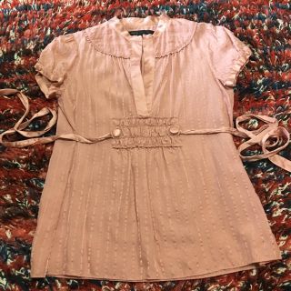 マークジェイコブス(MARC JACOBS)の美品マークジェイコブスシルクブラウス(シャツ/ブラウス(半袖/袖なし))