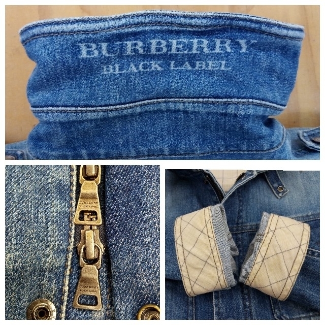 BURBERRY BLACK LABEL(バーバリーブラックレーベル)のBURBERRY BLACK LABEL デニムジャケット Gジャン メンズのジャケット/アウター(Gジャン/デニムジャケット)の商品写真