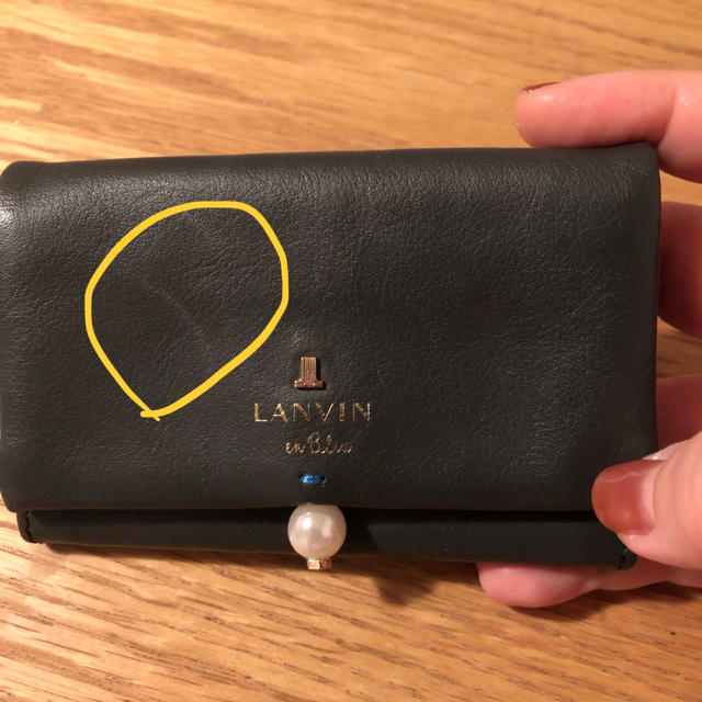 LANVIN en Bleu(ランバンオンブルー)のランバンオンブルー シャペル名刺入れ レディースのファッション小物(名刺入れ/定期入れ)の商品写真