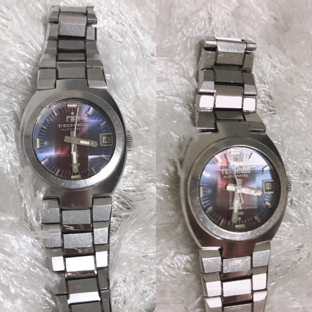 TECHNOS(テクノス)の【中古】テクノス レディ オートマチック アンティーク レディースのファッション小物(腕時計)の商品写真